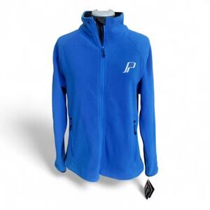 Polaris Far Infrared Fleece Jacket NWT Size Medium Electric Blue